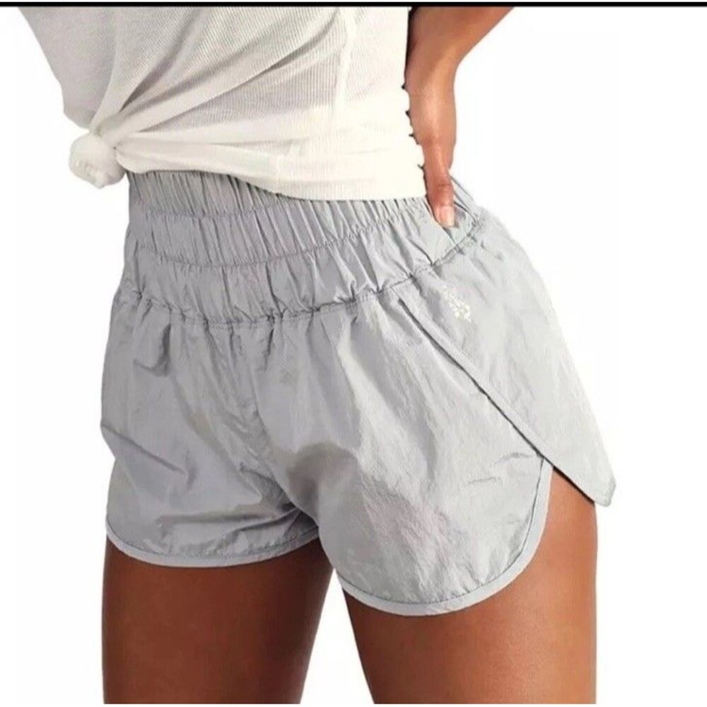 Free People Movement The Way Home Shorts Medium Gray